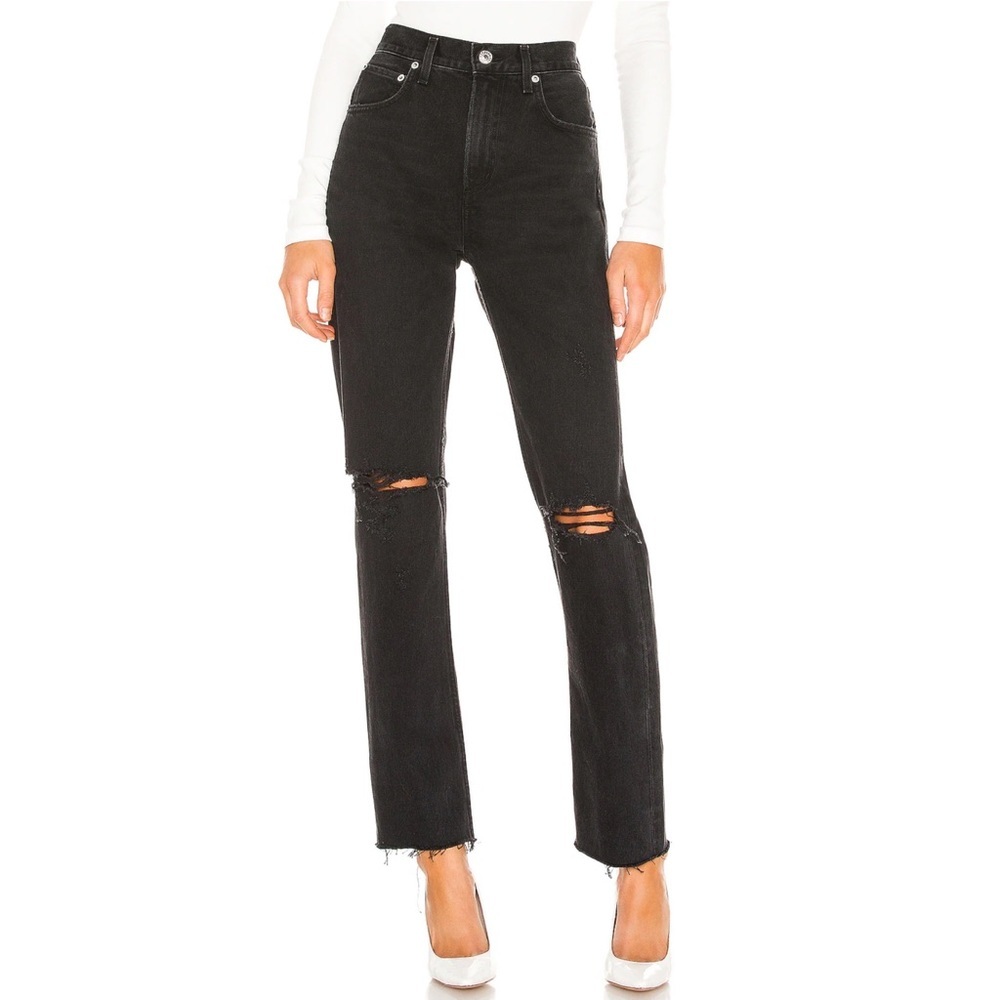 Agolde Cherie High Rise Straight Jeans 25
